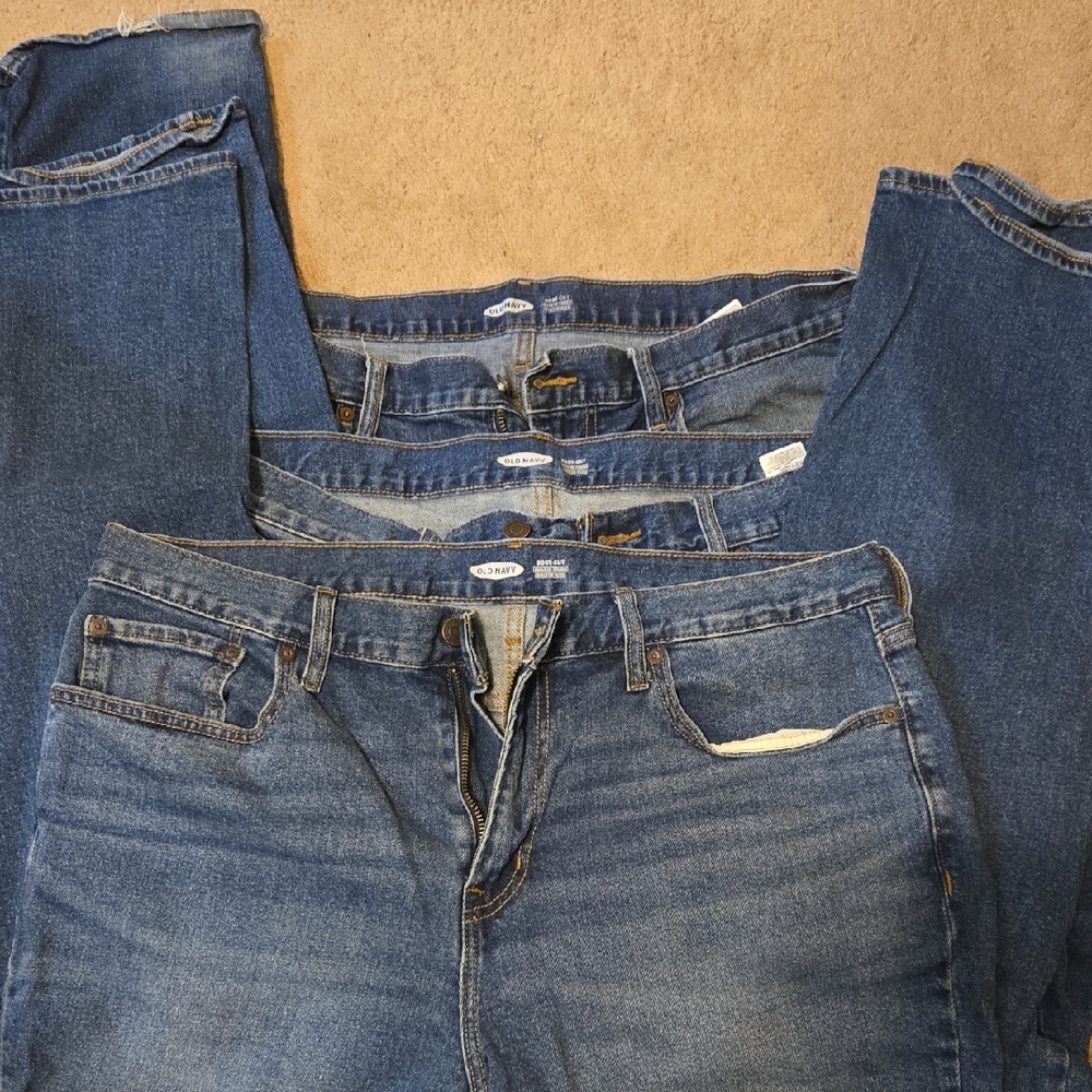 Old Navy Men's Bootcut Jeans - Classic Blue